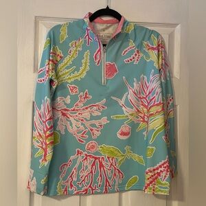 AnaClare Women's Riley Half Zip Bright UPF 50+ Long Sleeve Top